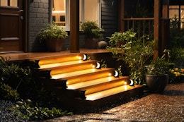 Solar Step Lights 8-Pack, Only $15 on Amazon card image