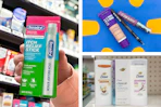 benadryl, dove, and rimmel side by side walmart cash 10/15/26