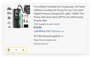 Tire Inflator Portable Air Compressor