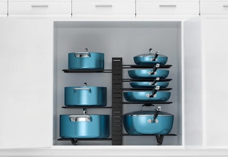 Walmart pots and pans organizer rack