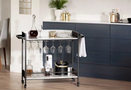 This $144 Rolling Bar Cart Is Now Just $34 at Target card image