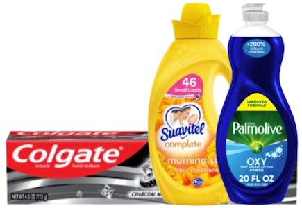 5 Colgate, Palmolive + Suavitel