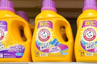 Arm & Hammer Oxi Clean Detergent (77 load) on shelf at Target