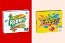 fruit rolls ups and gushers mini