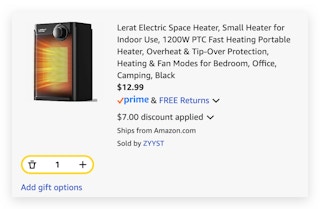 Lerat Electric Space Heater