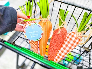 dollar tree easter fabric carrots 3