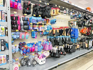 walmart bike accessories area