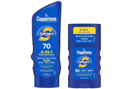 2 Coppertone Sunscreens