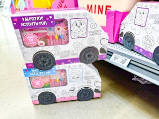 donut truck activity walmart valenines day dollar spot