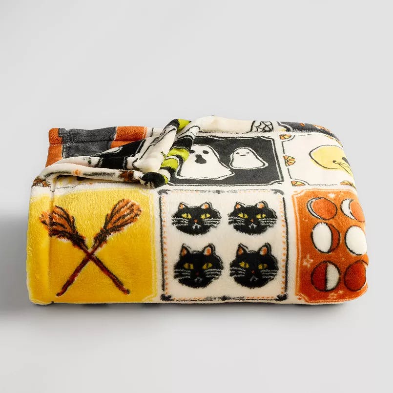 Halloween Plush Throw Blanket