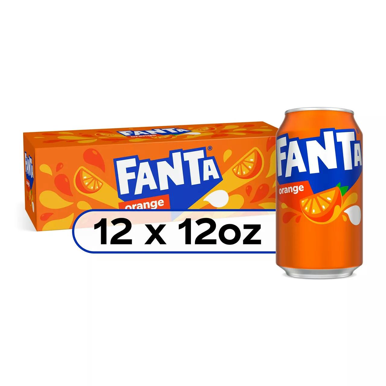 2 Fanta Orange Soda 12-Packs