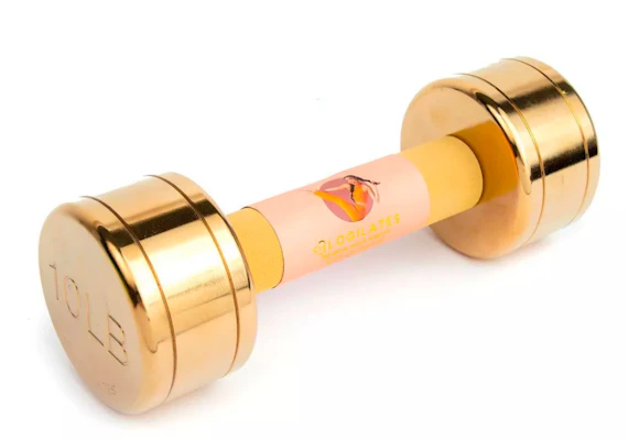 Gold Dumbbell