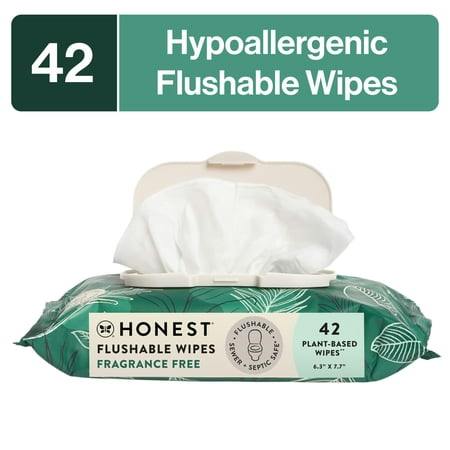Honest Flushable Wipes
