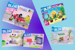 BLDR Building Sets: Hello Kitty & Friends, Roblox & Squishmallows