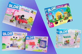 BLDR Building Sets: Hello Kitty & Friends, Roblox & Squishmallows