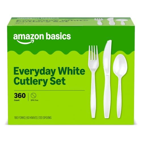 Amazon Basics Cutlery Set