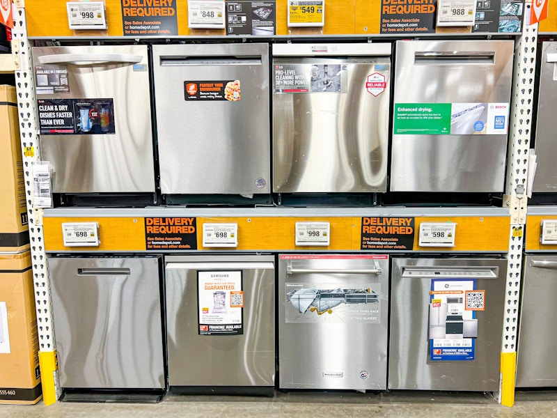 dishwashers at home depot