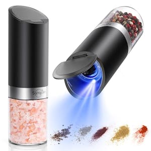 Electric Salt and Pepper Grinder Set