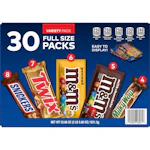 Mars Chocolate Candy Bars 30-Pack