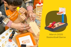 Next Home Depot Kids Workshop: Build a Basketball Game on March 1 card image