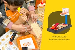 Next Home Depot Kids Workshop: Build a Basketball Game on March 1 card image