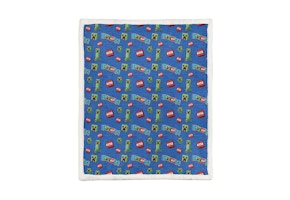 Minecraft Sherpa Throw Blanket