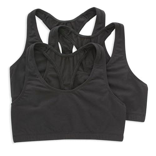 Hanes Racerback Bralette 3-Pack