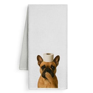 Funny French Bulldog Hand Towel
