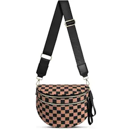 Checkered Crossbody Bag