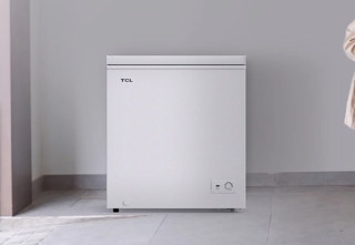 white chest freezer