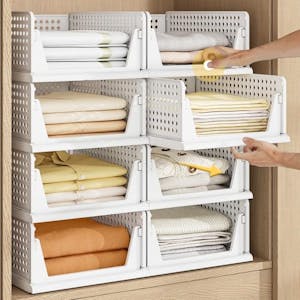 Stackable Storage Organizers 5-Pack