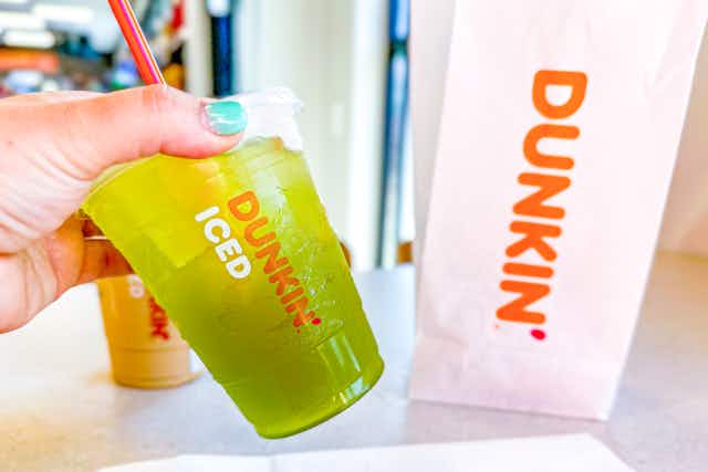 May Dunkin' Donuts Deals: $3 Refreshers Every Day, $3 Wraps Coming May 15 card image