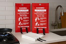 Fire Blanket 2-Pack, Only $11.69 on Amazon card image