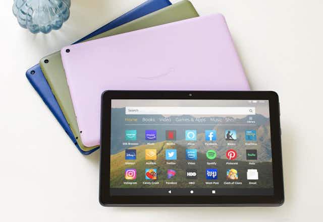 Score the Amazon Fire HD Tablet for Just $80 at QVC (Reg. $140) card image