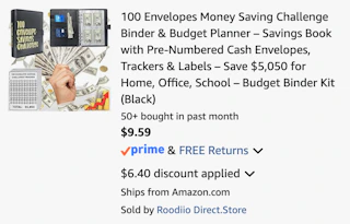 Amazon Money-Saving Challenge Binder 2026 2