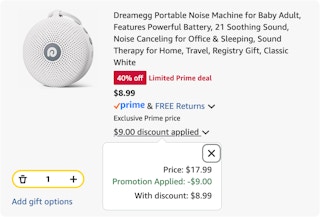 dreamegg Amazon receipt