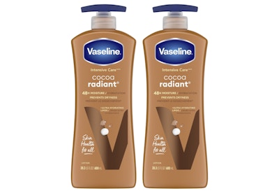 2 Vaseline Cocoa Radiant Lotions