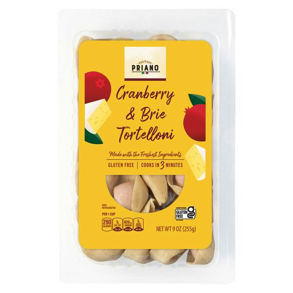 Gluten Free Cranberry Brie Tortelloni