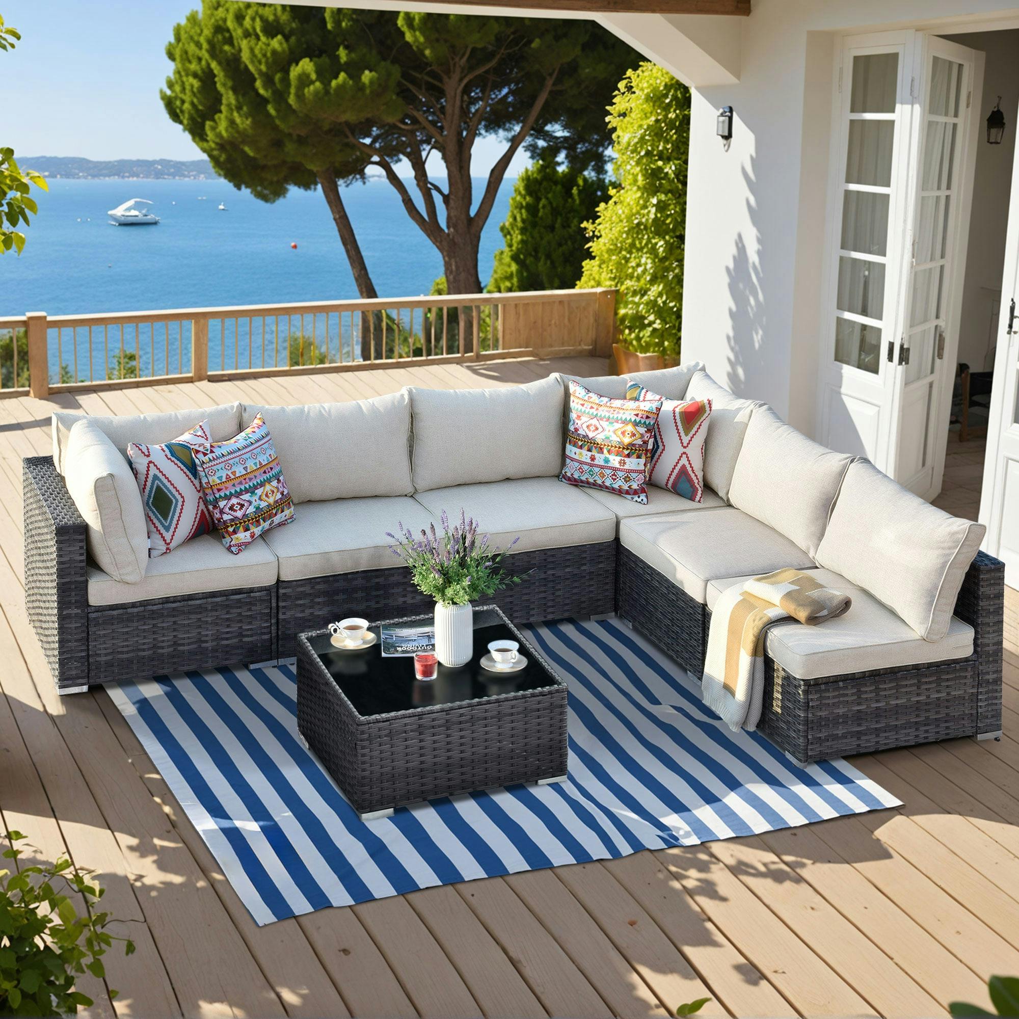 Wicker Outdoor Sectional