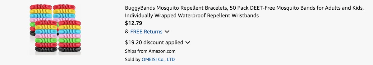 Amazon Mosquito Repellent Bracelets 2025 2
