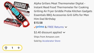 Alpha Grillers Meat Thermometer