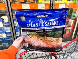 costco Kirkland signature salmon handheld