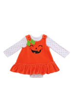 Baby Starters Pumpkin Dress Set