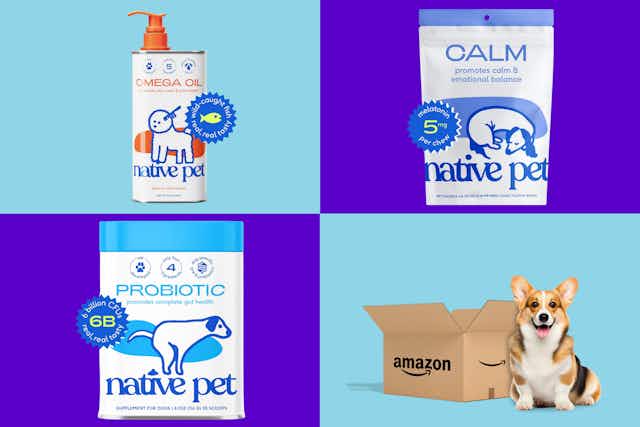 Native Pet Natural Pet Supplements, as Low as $8.66 During Amazon Pet Day card image
