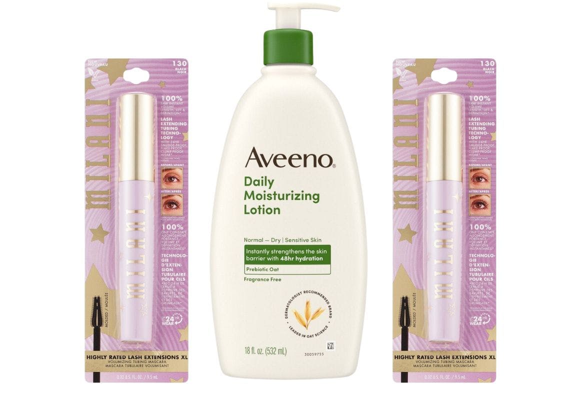 1 Aveeno + 2 Milani