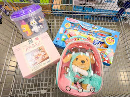 sams club toys in shopping cart