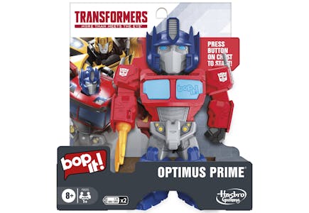 Bop It Optimus Prime Game