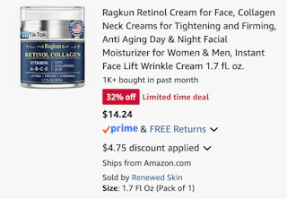 Amazon Retinol Face Cream 2026 2