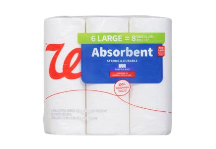 3 Walgreens Brand Paper Towel Packs