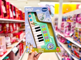 VTech Bluey's Keytar, Only $12.82 at Target card image